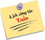 Lịch công tác tuần số 03 ((Từ 26/8/2019 - 01/9/2019)